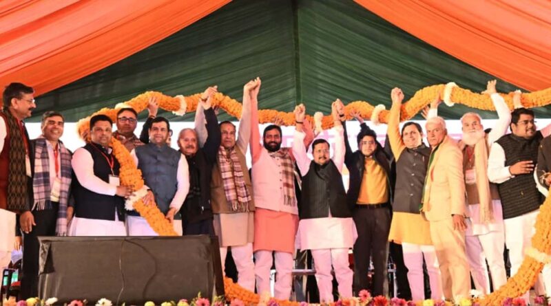 gurugram-bjp-national-president-welcome-functon