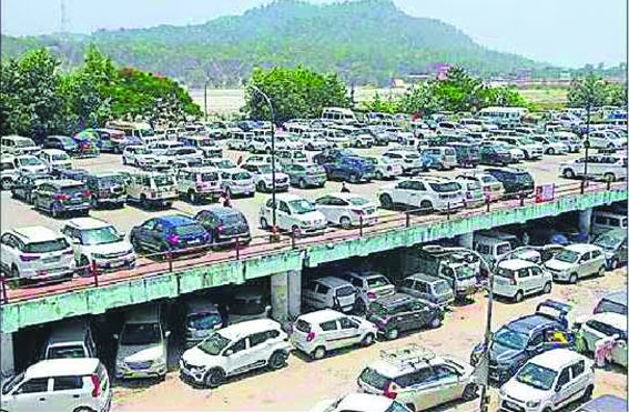 crime-parking-manager-trampled