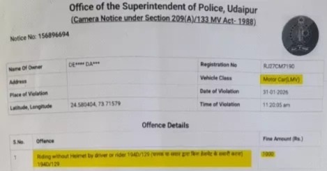 -lawyer-e-challan-not-wearing
