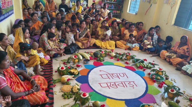 under-poshan-pakhwada-annaprashan-railly-organized