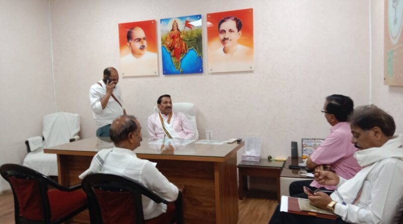 bjp-state-office-cabinet-minister-kanshana-workers