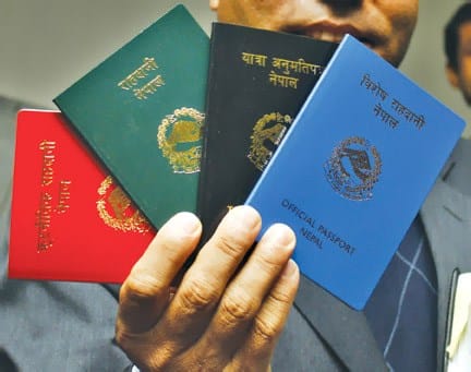 nepal-passport-status-wordwide