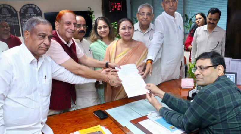 mcd-bjp-filed-nomination-chairman-deputy-chairman