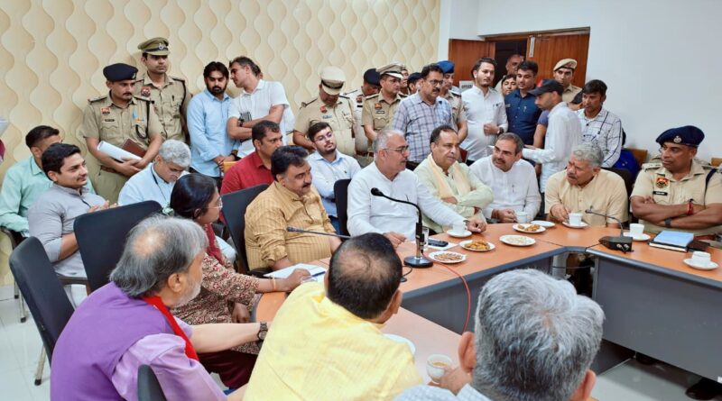 rajya-sabha-mp-held-a-review-m