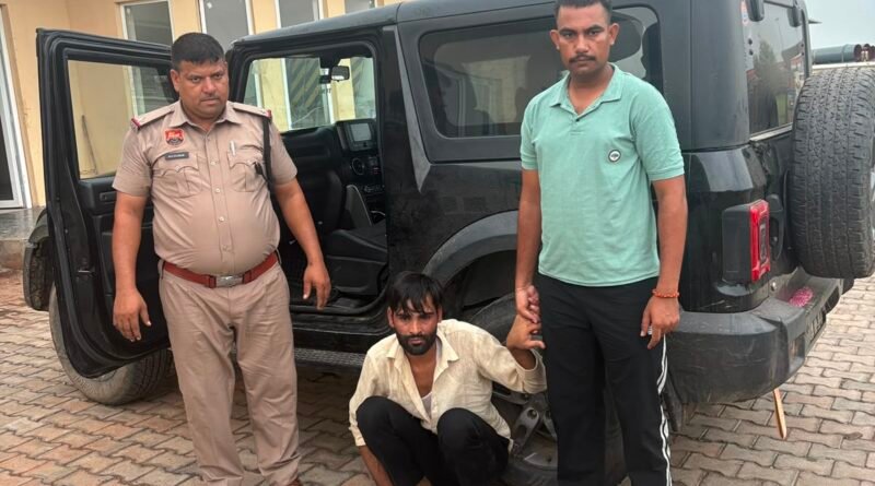 thar-with-fake-number-plate