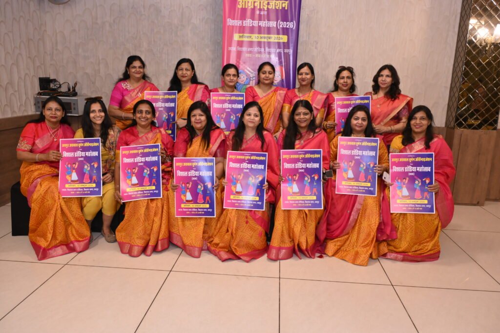 rj-vidyadhar-nagar-stadium-hosts-dandiya-festival-