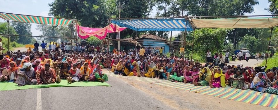road-blockade-kauhabahara-over-allocation